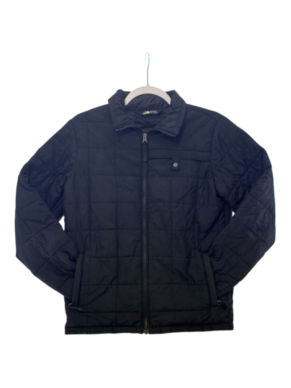 The North Face Youth Large Black Quilted Puffer Jacket Full Zip
